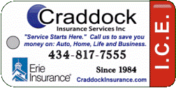 Craddock Ice Key Tag